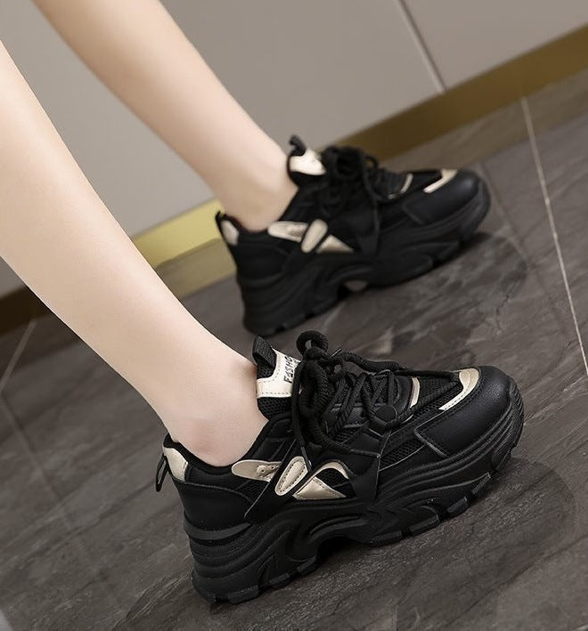Damen Chunky Sneakers mit atmungsaktiven Mesh-Einsätzen und komfortabler Dämpfung Echo Archiv