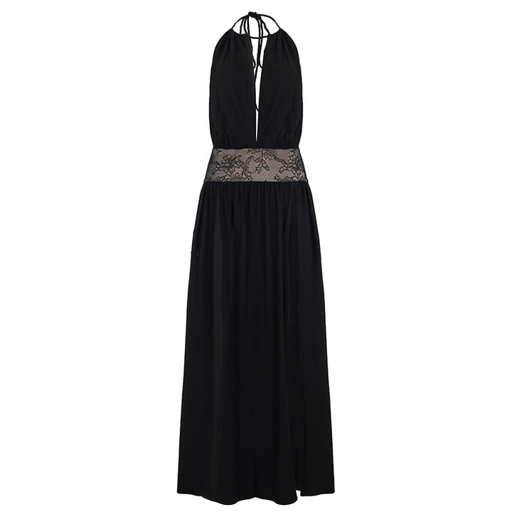 Damen Sommerliches Maxikleid mit Spitzenakzenten Echo Archiv