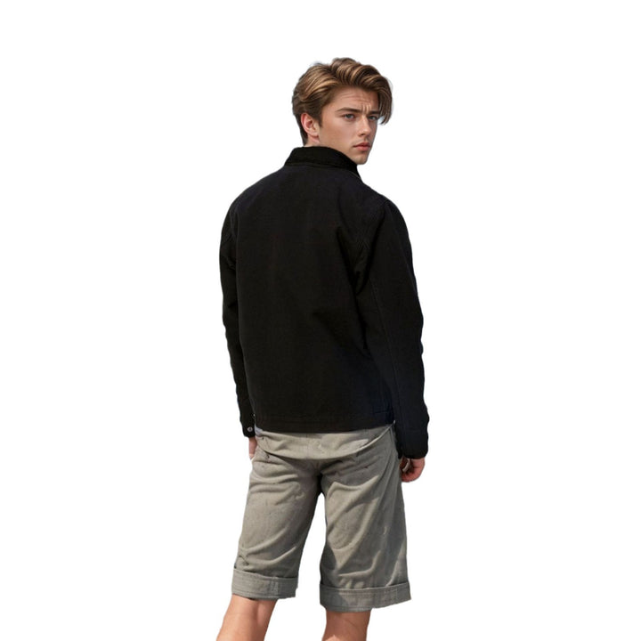 Herren moderne Freizeitjacke mit strukturiertem Design Echoarchiv