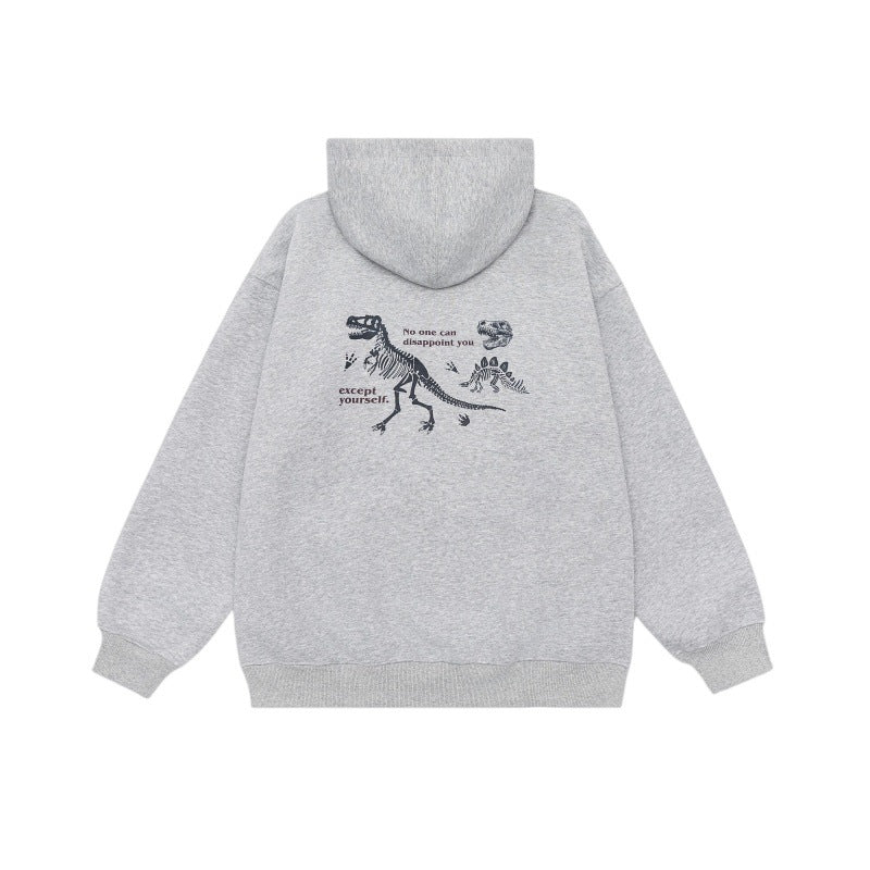 Unisex Oversize-Kapuzenpullover aus schwerer French-Terry mit Kängurutasche und dezenter Bruststickerei Echoarchiv