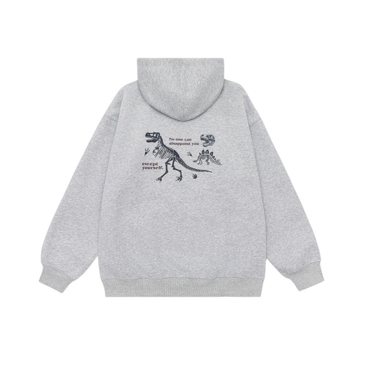 Unisex Oversize-Kapuzenpullover aus schwerer French-Terry mit Kängurutasche und dezenter Bruststickerei Echoarchiv