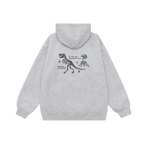 Unisex Oversize-Kapuzenpullover aus schwerer French-Terry mit Kängurutasche und dezenter Bruststickerei Echoarchiv