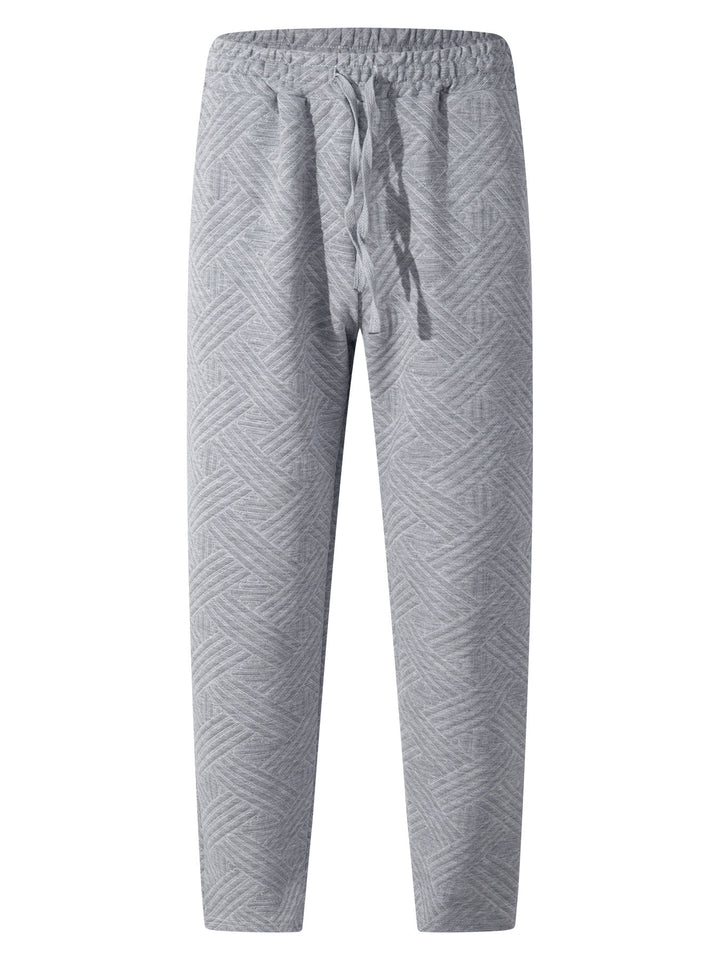 Herren bequeme Freizeithose mit modernem Strukturdesign Echoarchiv