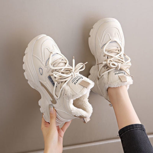 Damen Winterliche Sneaker mit warmem Futter und rutschfester Sohle Echo Archiv
