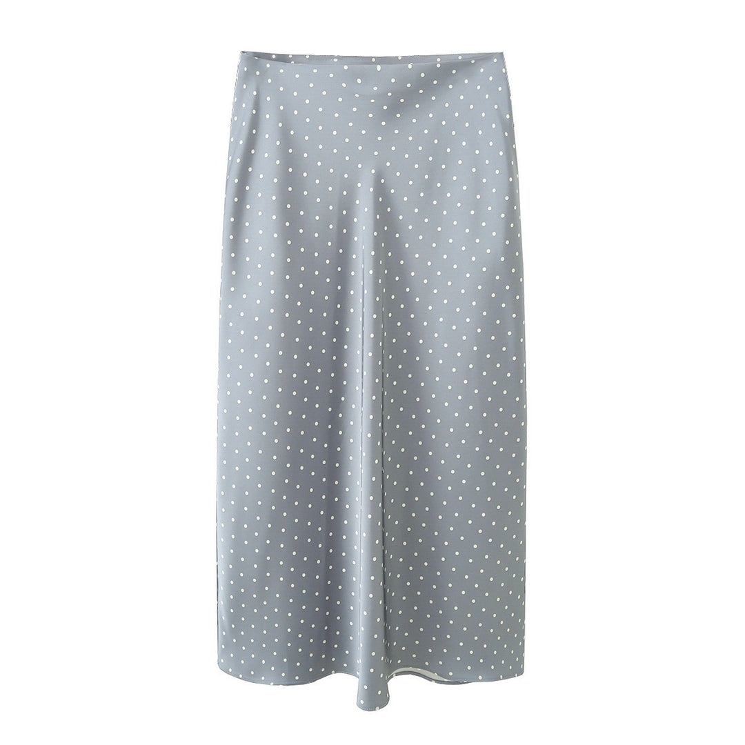 Damen Maxirock mit elegantem Punktedesign und fließendem Schnitt Echo Archiv