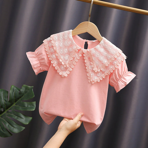 Damen Bluse mit voluminösem Kragen und lässigen Puffärmeln Echo Archiv