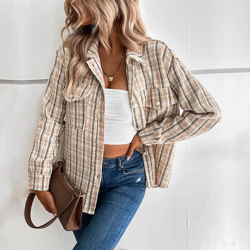 Damen Karo-Hemdjacke Echo Archiv
