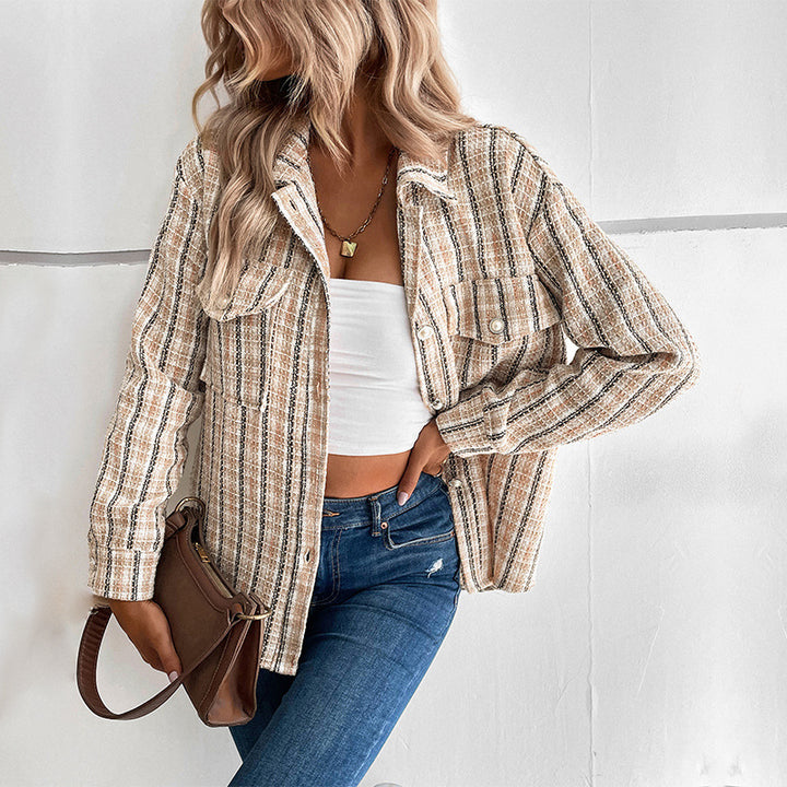 Damen Karo-Hemdjacke Echo Archiv