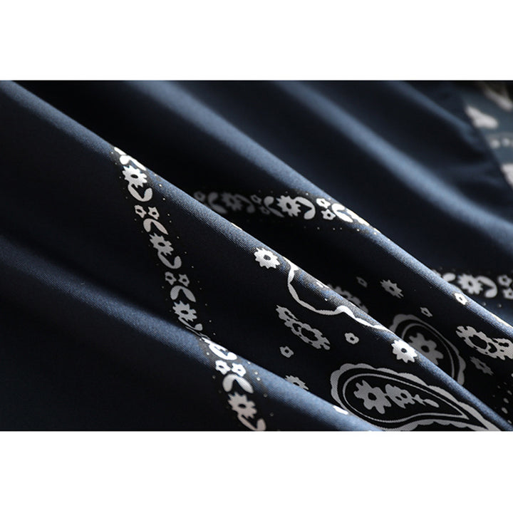 Damen Eleganter langer Rock mit Paisleymuster Echoarchiv