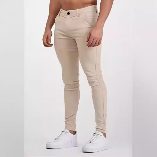 Herren moderne Slim-Fit Hose mit elastischem Material und praktischen Taschen Echoarchiv