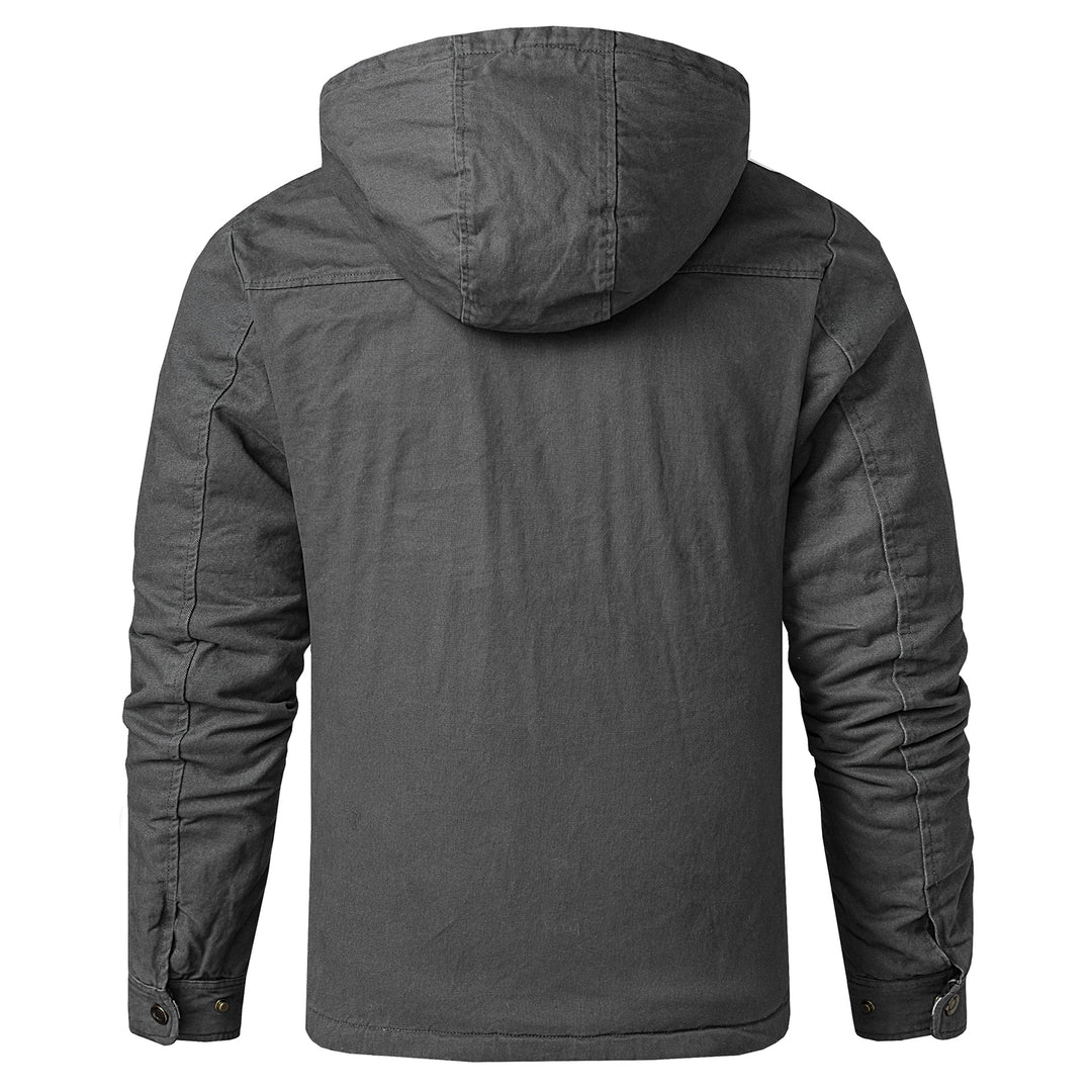 Herren winddichte Übergangsjacke mit warmem Futter Echoarchiv