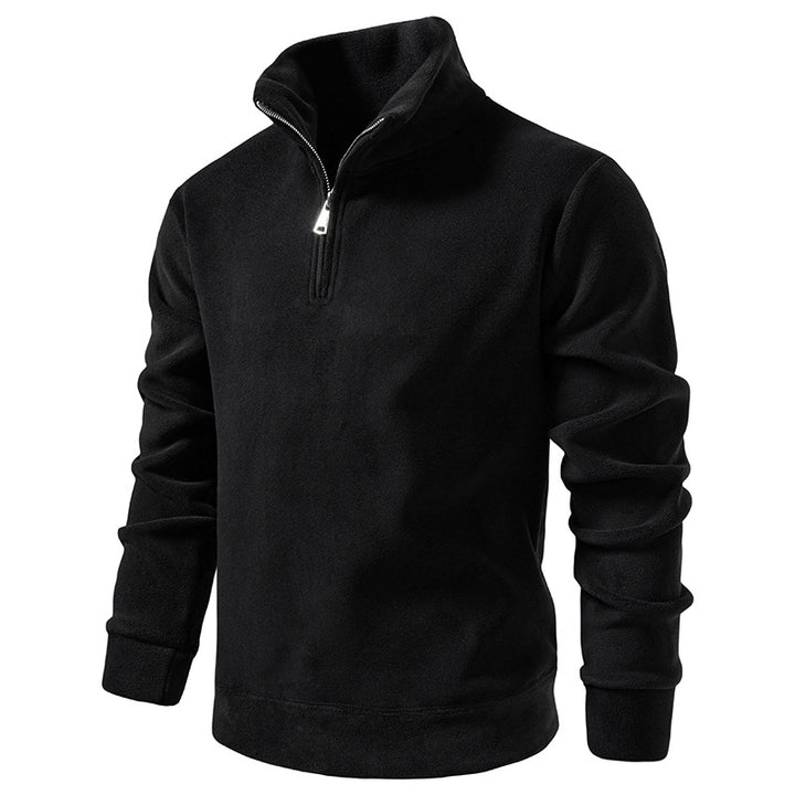 Herren Fleece-Halbzip-Pullover mit Stehkragen und weichem Mikrofleece Echo Archiv