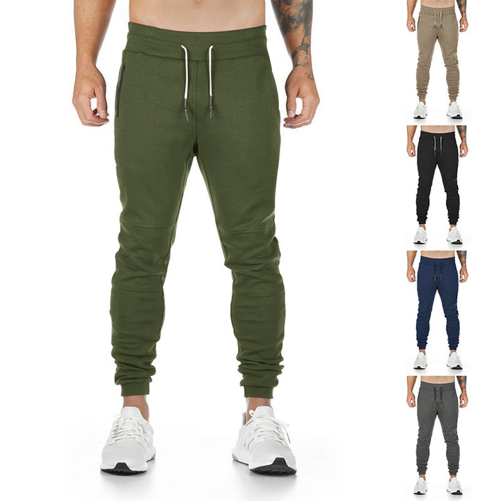 Herren nan schmal geschnittene Sport-Jogginghose mit ergonomischen Knieeinsätzen, Komfortbund und Kordelzug Echo Archiv