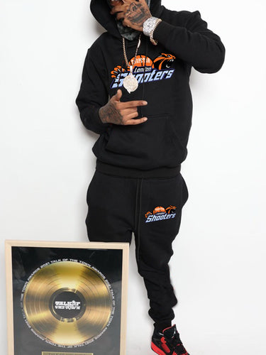 Herren Sportliches Hoodie- und Jogginghose-Set mit stylischem Basketball-Design Echoarchiv