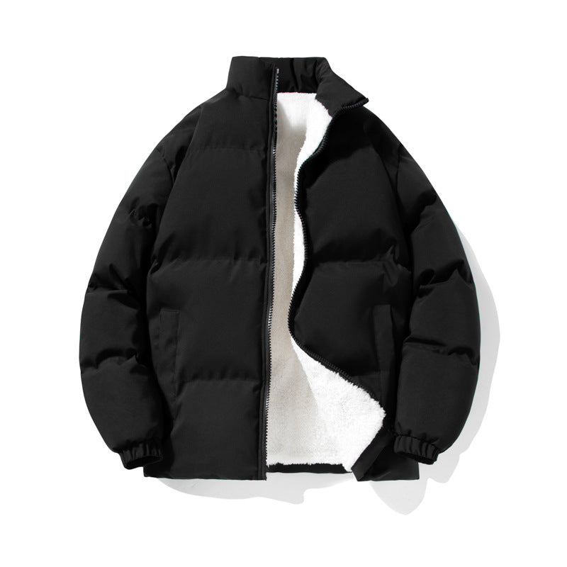 Herren Thermo‑Steppjacke mit Sherpa‑Fleece‑Innenfutter, Stehkragen und verdecktem Reißverschluss Echo Archiv