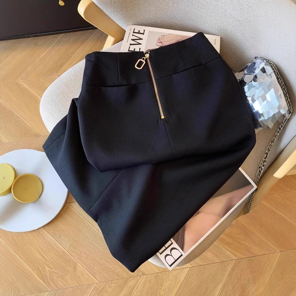Damen Eleganter Bleistiftrock mit Reißverschluss Echoarchiv