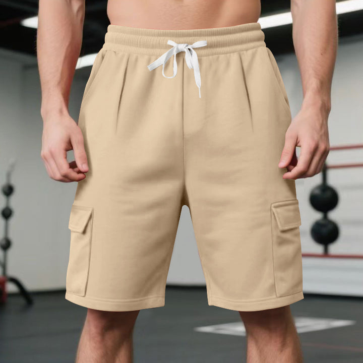 Herren Sportliche Cargo-Shorts mit elastischem Bund und praktischen Taschen Echoarchiv