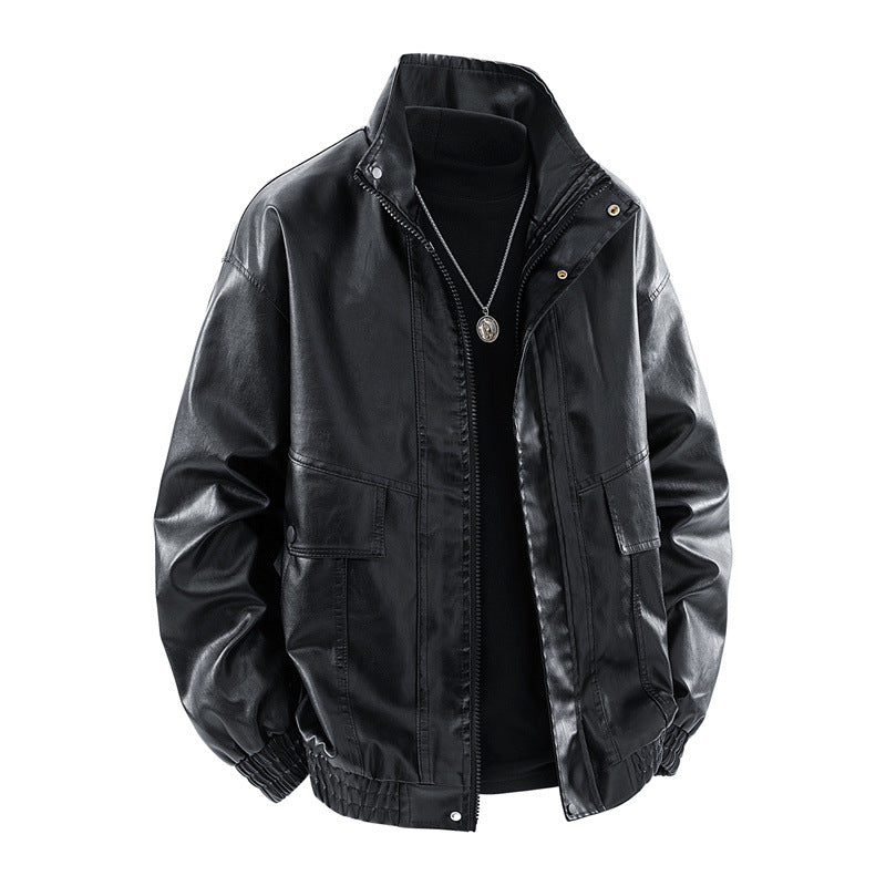 Herren elegante Kunstlederjacke Echoarchiv