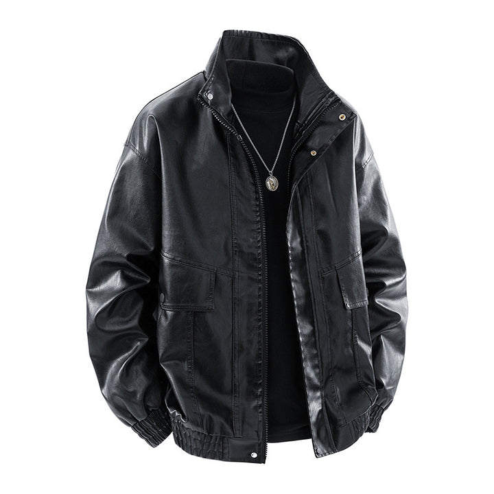 Herren elegante Kunstlederjacke Echoarchiv