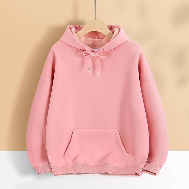 Damen oversized Kapuzenpulloverkleid mit Kängurutasche, verlängerter Silhouette und weichem French-Terry – Auréline