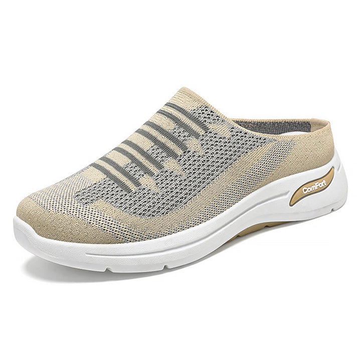 Damen nan gestrickter Slip-On Clog-Sneaker mit atmungsaktivem Sockenschuh und dämpfender Komfortsohle Echo Archiv