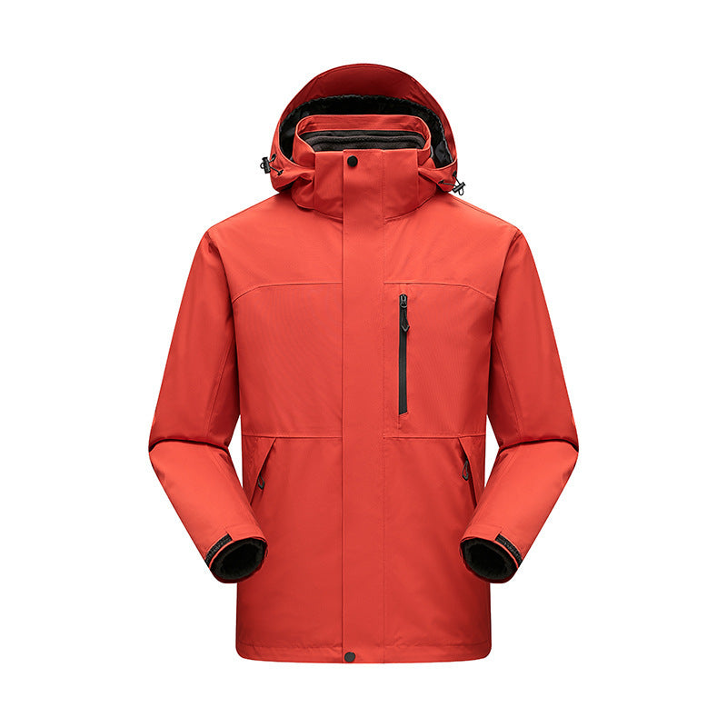 Herren Wasserabweisender Winterparka mit abnehmbarer Kapuze und getapten Nähten Echo Archiv