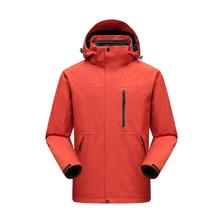 Herren Wasserabweisender Winterparka mit abnehmbarer Kapuze und getapten Nähten Echo Archiv