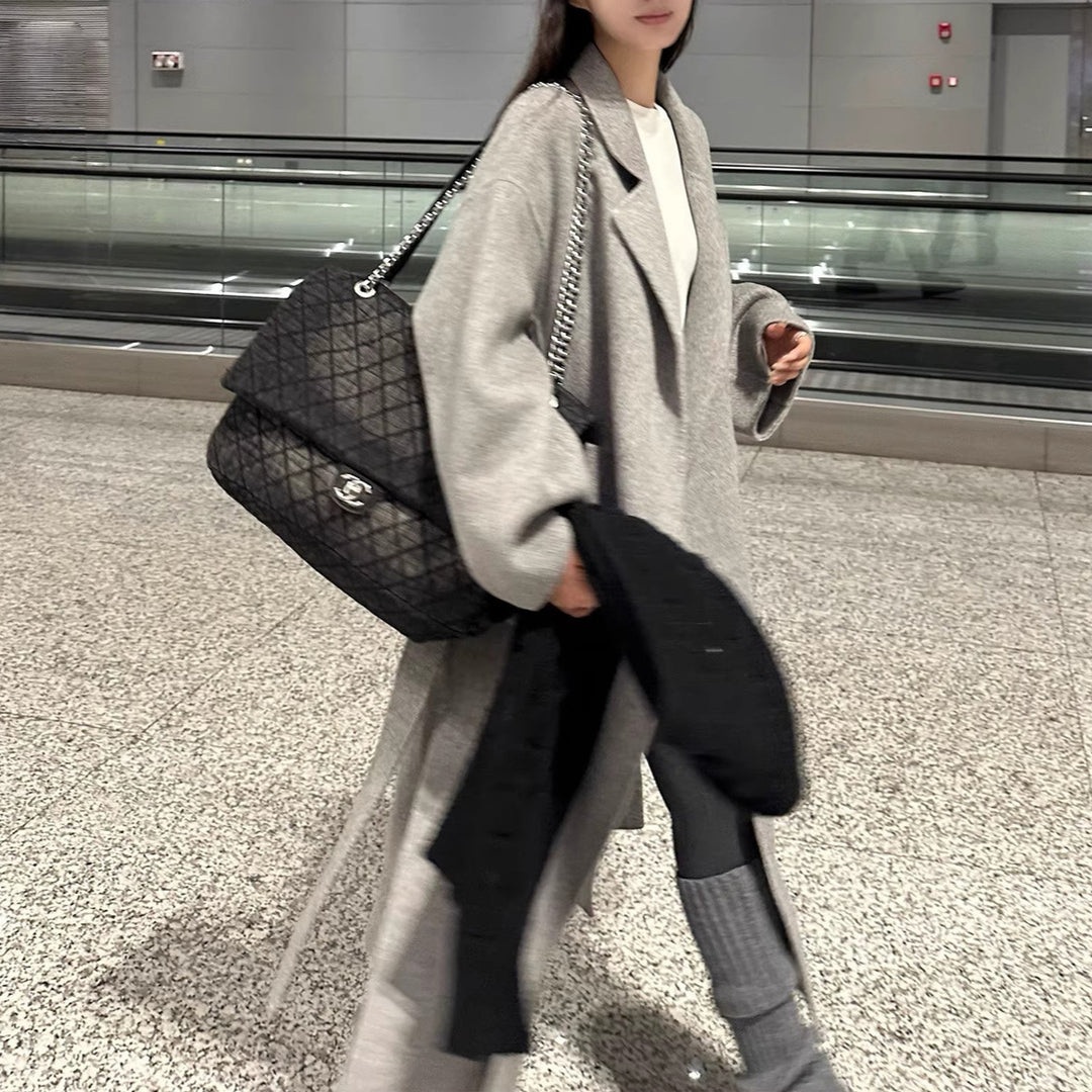 Damen Eleganter und bequemer Longblazer Echoarchiv