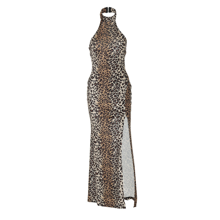 Damen Maxikleid mit schulterfreiem Design und dekorativem Schlitz Echo Archiv