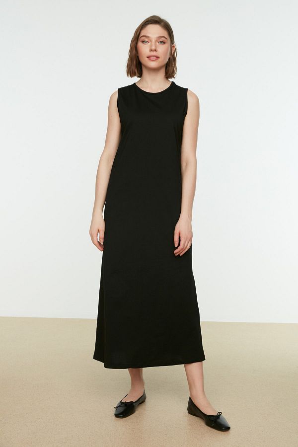 Damen Maxikleid aus weichem und leichtem Jersey Echo Archiv