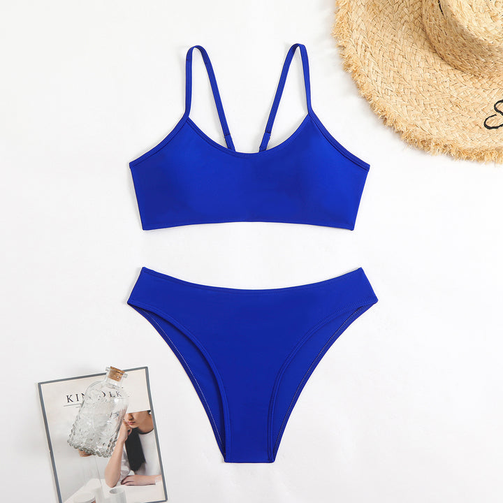 Damen Sportliches Bikini-Set mit verstellbaren Trägern Echo Archiv