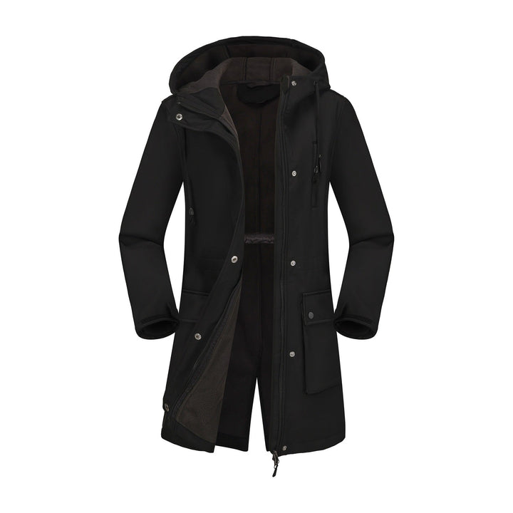Damen funktionale Outdoor-Jacke mit verstellbarem Taillenzug und Innenfutter Echoarchiv