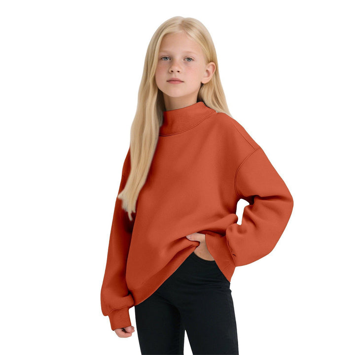 Damen Lässiges Funnel-Neck Sweatshirt im Oversize‑Schnitt mit überschnittener Schulter Echo Archiv