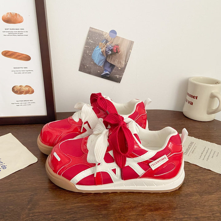 Damen Sneakers mit atmungsaktiver Mesh-Oberfläche und flexibler Gummisohle Echo Archiv