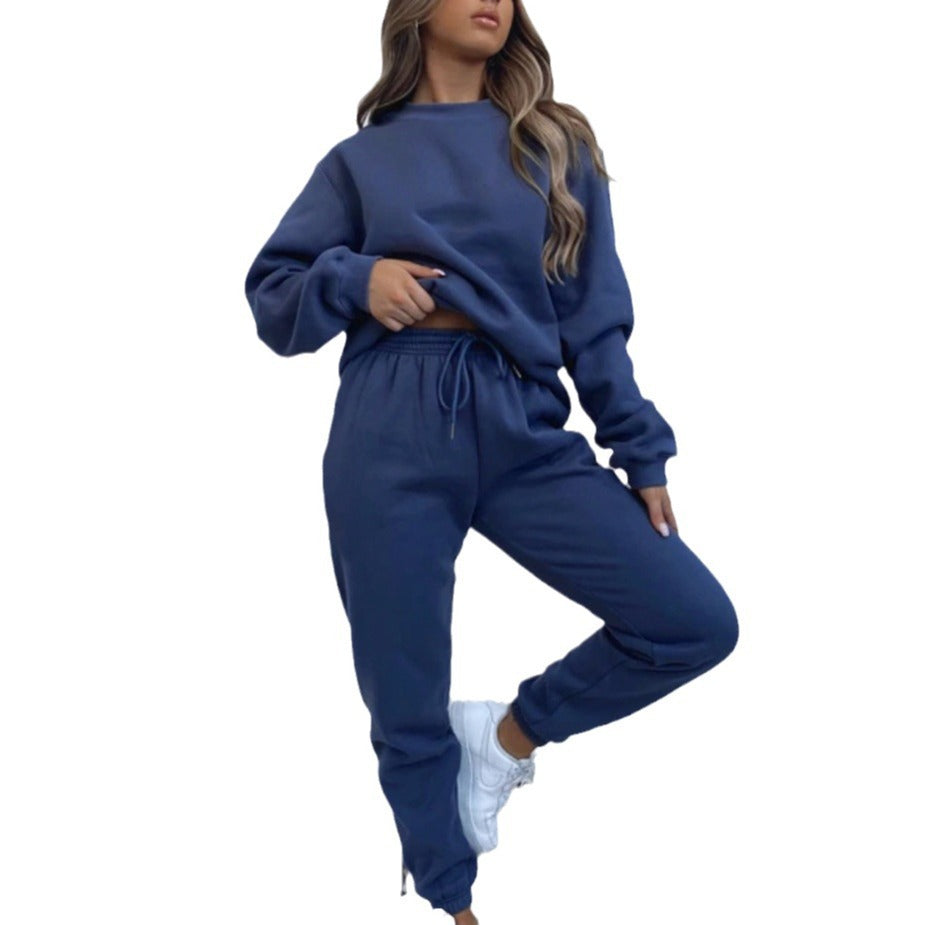 Jogginganzug Damen SwEchoarchivtset aus Baumwollmix mit lockerem Schnitt
