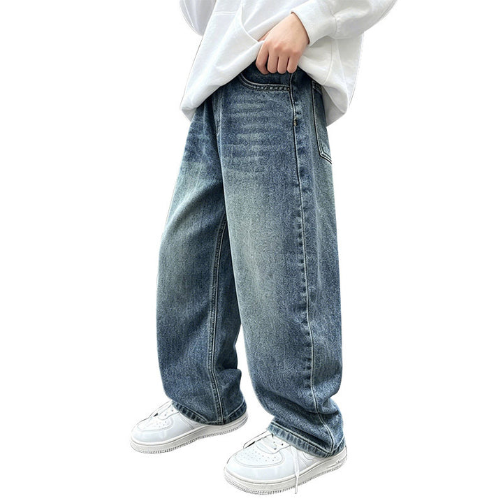 Damen weite Baggy-Jeans aus hochwertigem Denim Echo Archiv