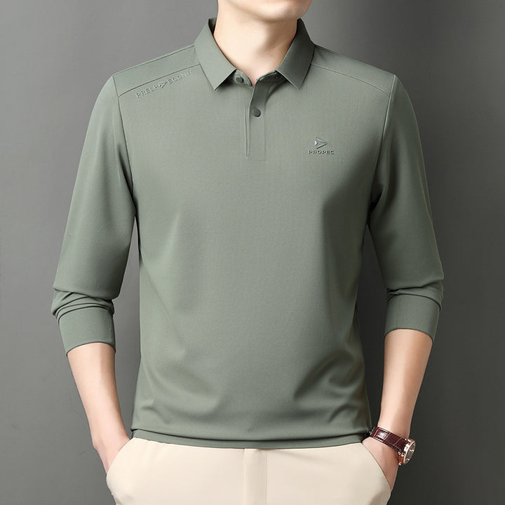 Herren Poloshirt mit funktionalem Design und atmungsaktiver Struktur Echoarchiv