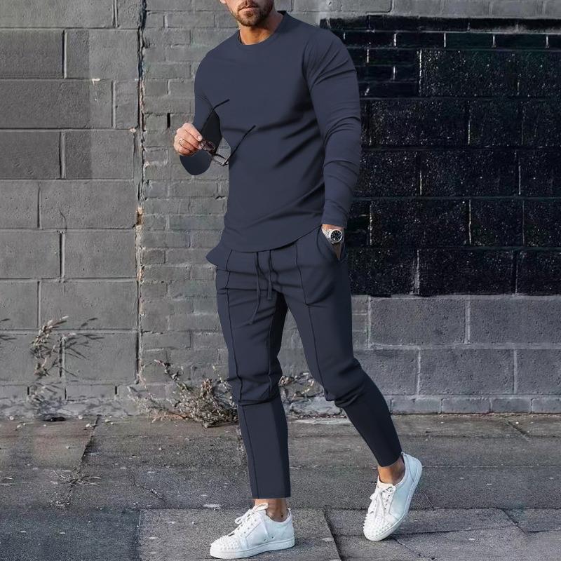 Herren lässiges Sweatshirt und Jogginghose Set Echoarchiv
