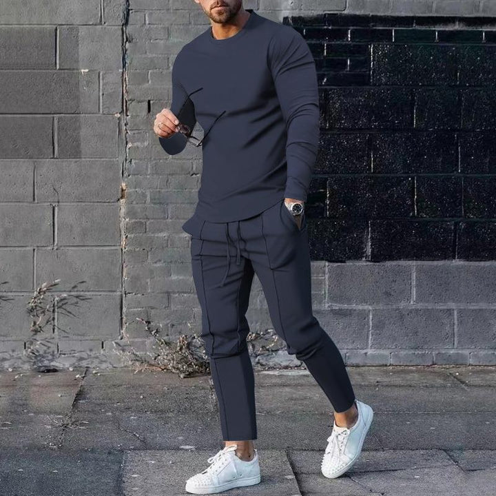 Herren lässiges Sweatshirt und Jogginghose Set Echoarchiv