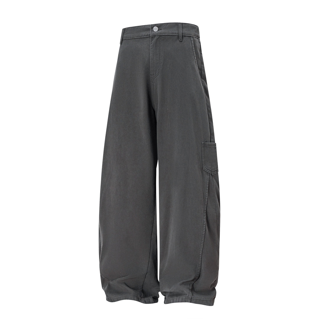Damen Hochtaillierte Extraweite Workwear‑Hose mit Ballonbein und Cargotasche Echo Archiv