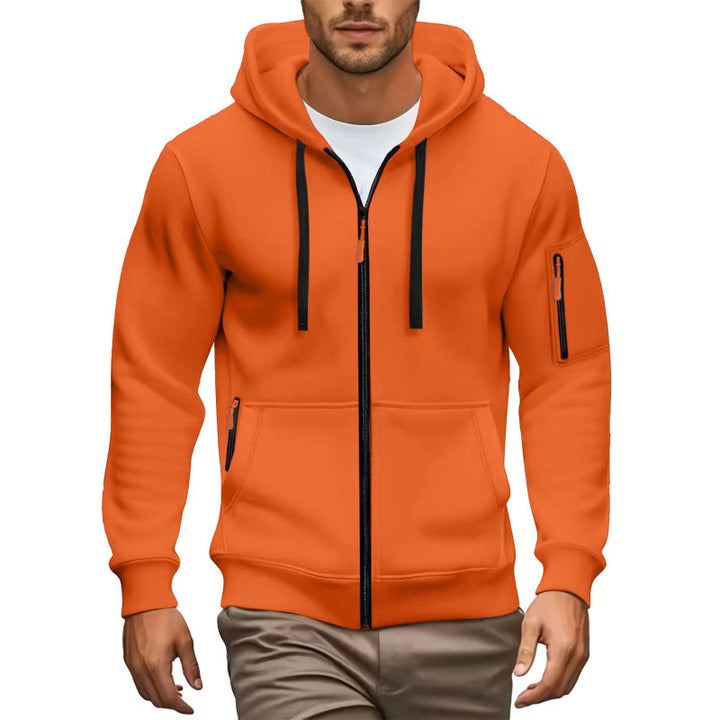 Herren Hochwertiger Zip-Hoodie Echoarchiv