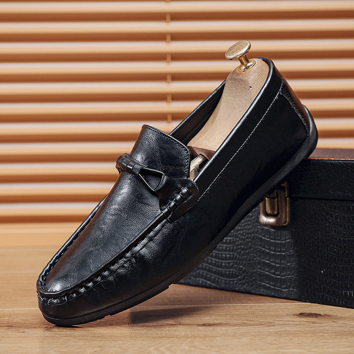 Herren Elegante Mokassins mit feinen Details Echo Archiv
