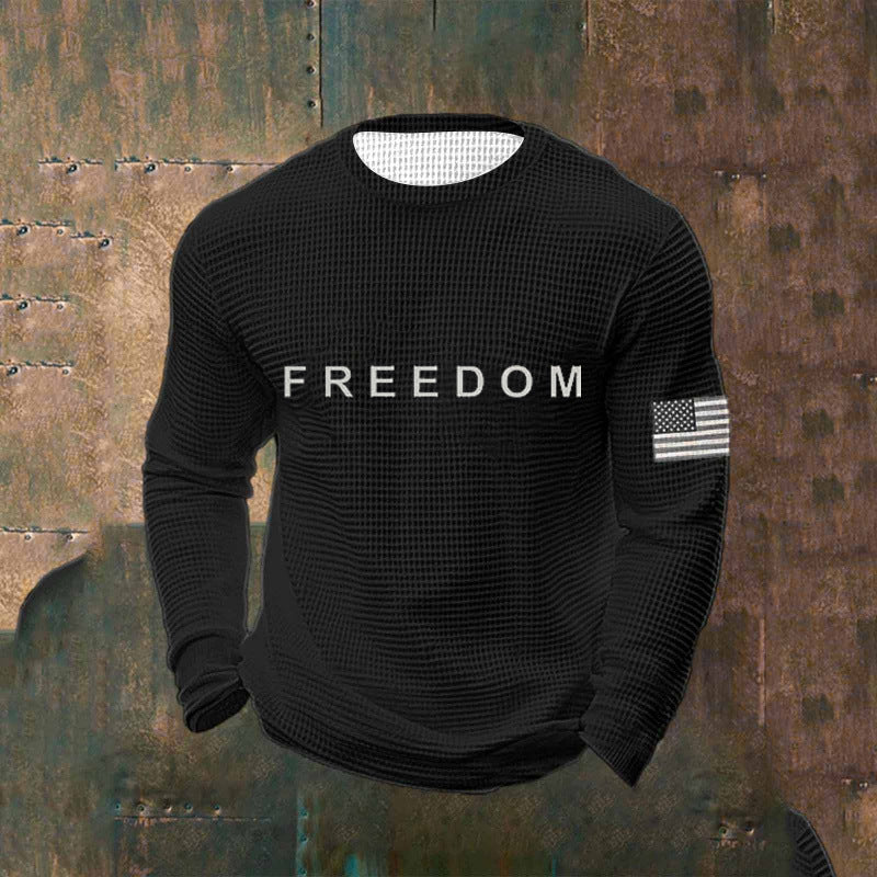Herren Lässiger Sweatshirt mit Statement Print Echoarchiv