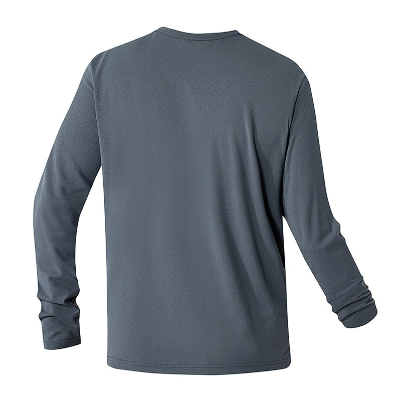 Unisex Oversize Langarm‑Sweatshirt mit Brustreißverschlusstasche und Rundhalsausschnitt Echoarchiv