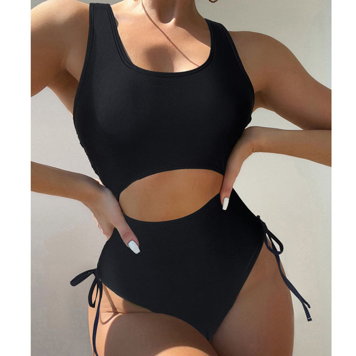 Damen Einteiler Badeanzug mit seitlichen Cut-Out-Details Echo Archiv