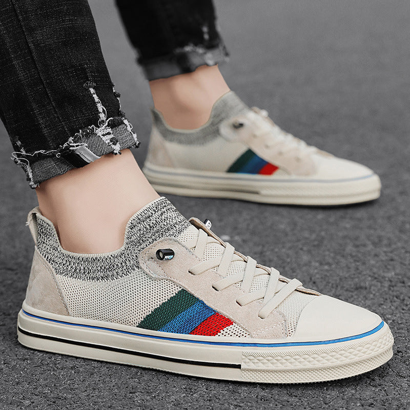 Damen Sneakers mit atmungsaktiver Netzstruktur und modischen Streifenelementen Echo Archiv