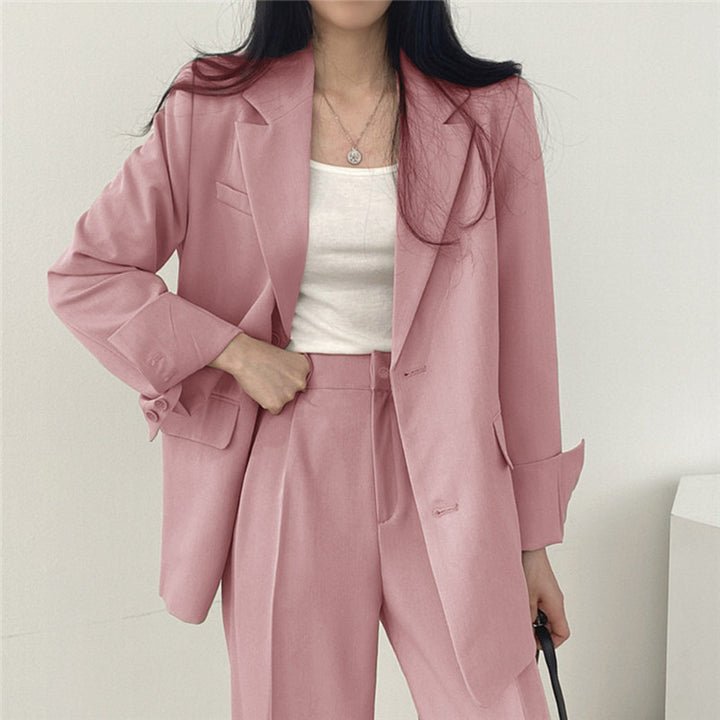Damen Elegante und hoch taillierte Stoffhose Echo Archiv
