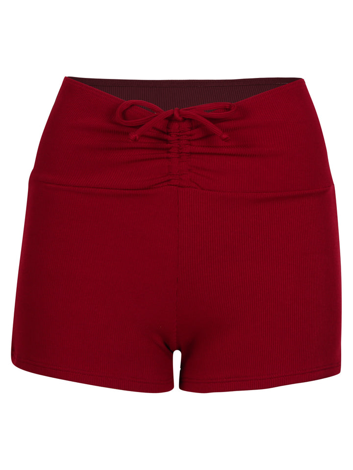 Damen Bikini-Höschen mit hohem Bund und raffinierten Rüschendetails Echo Archiv