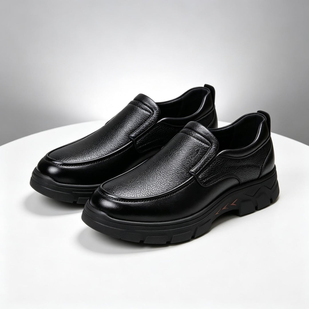 Herren Elegante Slip-On Lederschuhe Echoarchiv