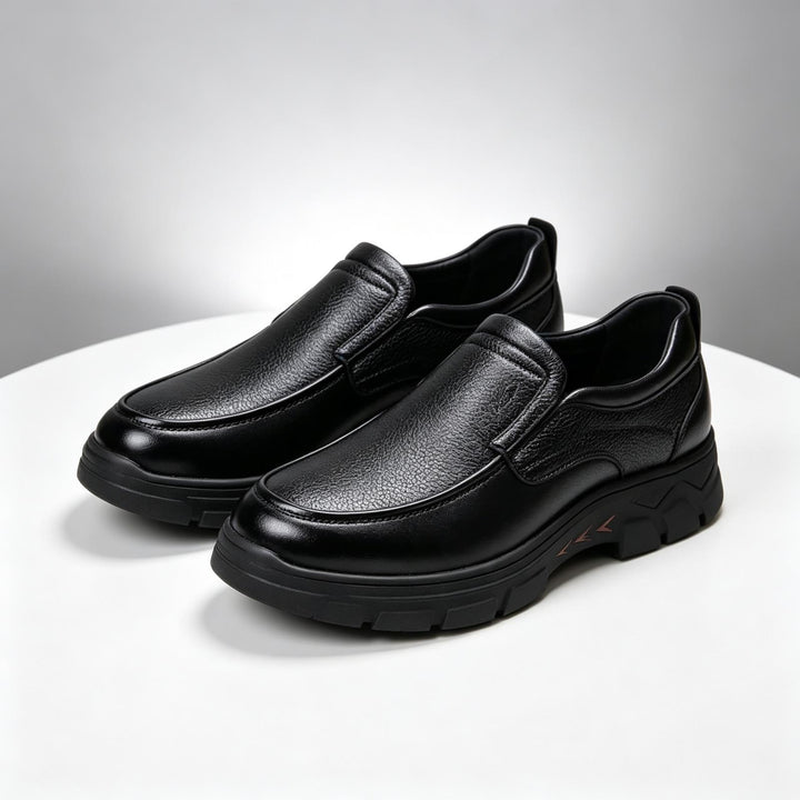 Herren Elegante Slip-On Lederschuhe Echoarchiv